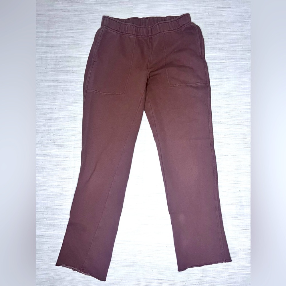 Aerie Straight Leg Chocolate Sweatpants size XS
